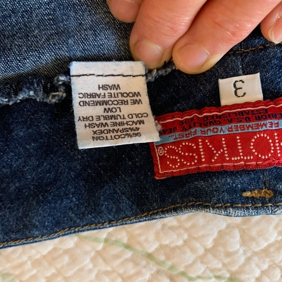 *** Hot Kiss boot cut jeans. 3 front pockets. Front zipper & 2 snaps. - Picture 6 of 6